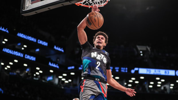 Former UNC basketball forward Cam Johnson